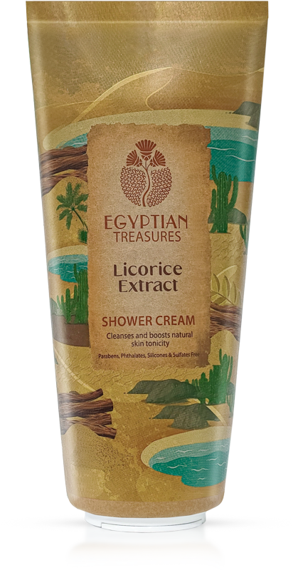 Egyptian Treasures Licorice Extract  Shower Cream